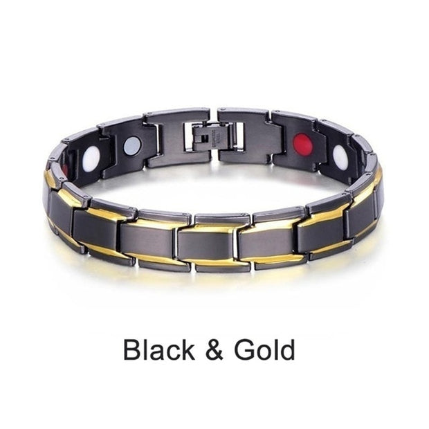 Men Women Therapeutic Energy Healing Magnetic Bracelet Therapy Arthritis Jewelry