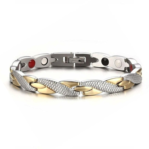 Men Women Therapeutic Energy Healing Magnetic Bracelet Therapy Arthritis Jewelry