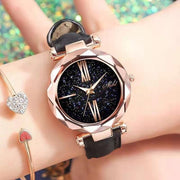 Women Watch Rhinestone Romantic Starry Sky WristWatch Fashion Ladies Leather Watch Clock for Women Relogio Feminino Montre Femme