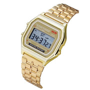 Women Men Unisex Watch Gold Silver Black Vintage LED Digital Sports Military Wristwatches Electronic Digital Present Gift Male